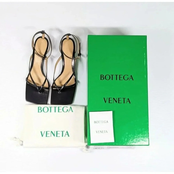 Bottega Veneta Women's Stretch Ankle Strap Kitten Heel Sandals Sz 36.5 MSRP $990 - Picture 10 of 11